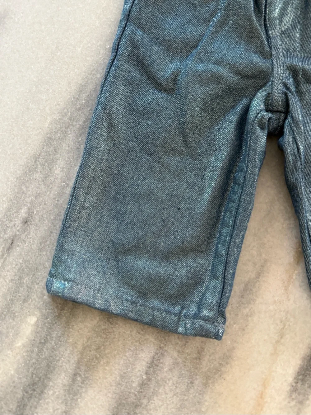 Baby GAP Girls flare leg Shimmer denim jeans size 6-12months Cotton NWT